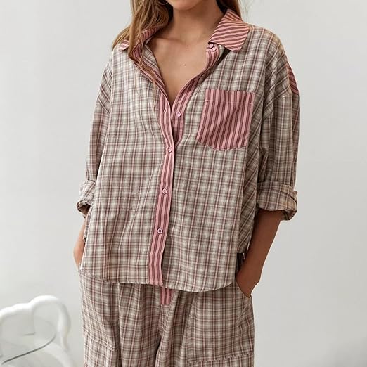 Conjunto de pijama cómodo y holgado