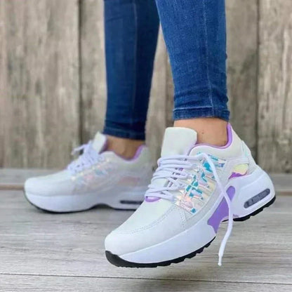 Zapatos de cordones ligeros para mujer