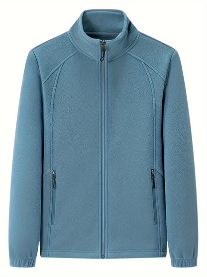 Nina | Chaqueta de felpa para mujer con cuello alto y manga larga