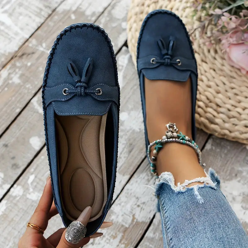 Damskie Mokasyny Moccasin Z Frędzlami