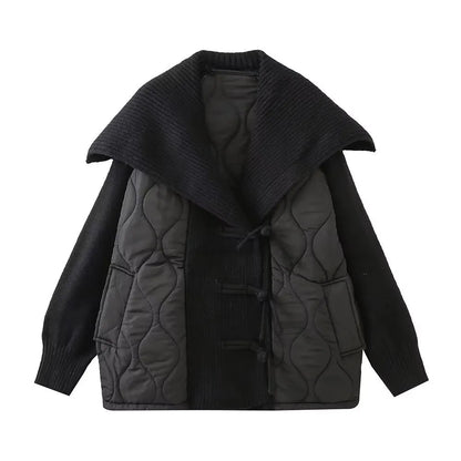 Zamma | Chaqueta oversize de mujer con cuello marinero informal
