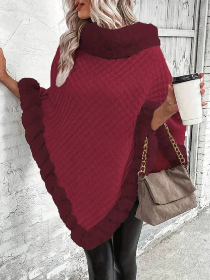 Phoenix: elegante jersey oversize de punto con diseño grueso