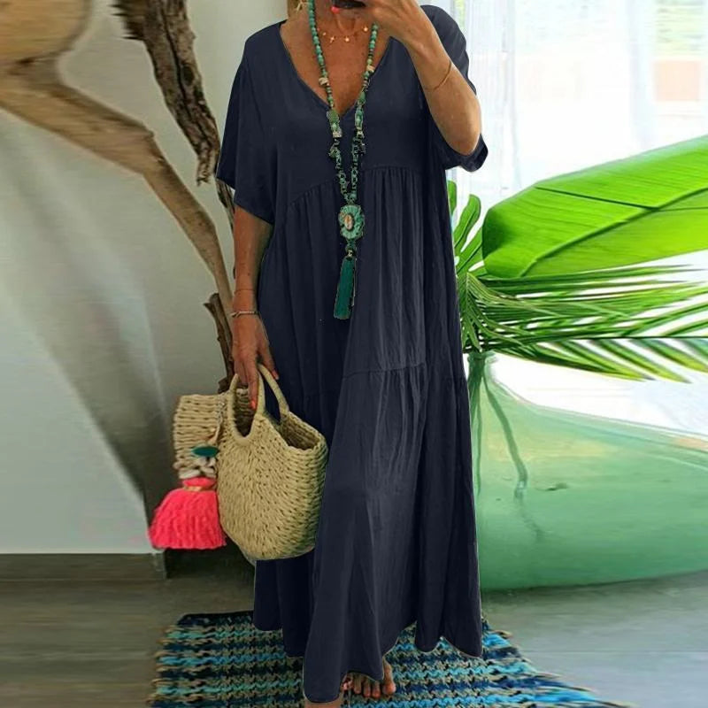 vestido largo casual de mujer