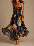 Damska Elegancka Sukienka Maxi Sweetheart