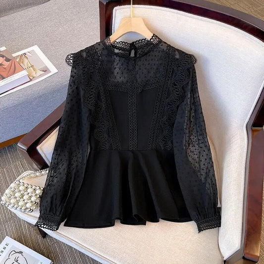 Scarlett | Elegante blusa de encaje