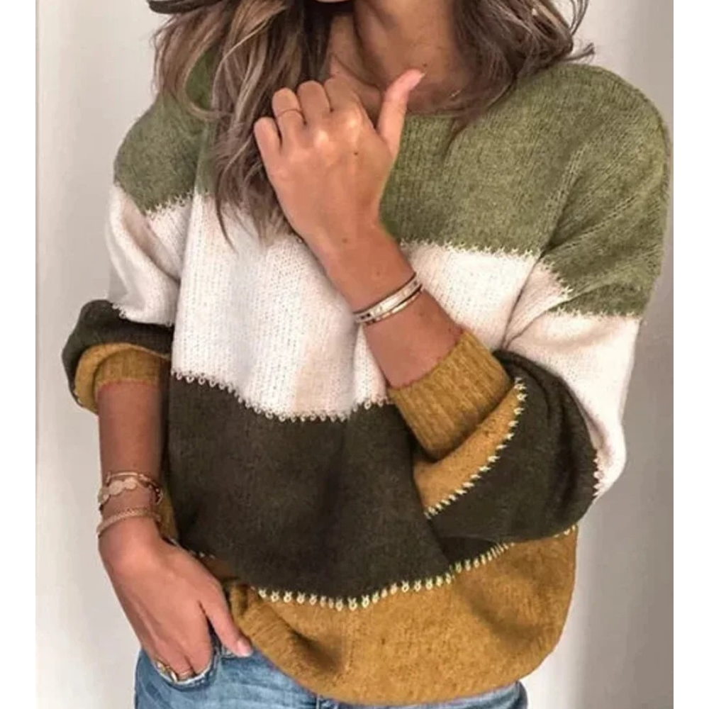 Acogedor jersey de mujer con un diseño original