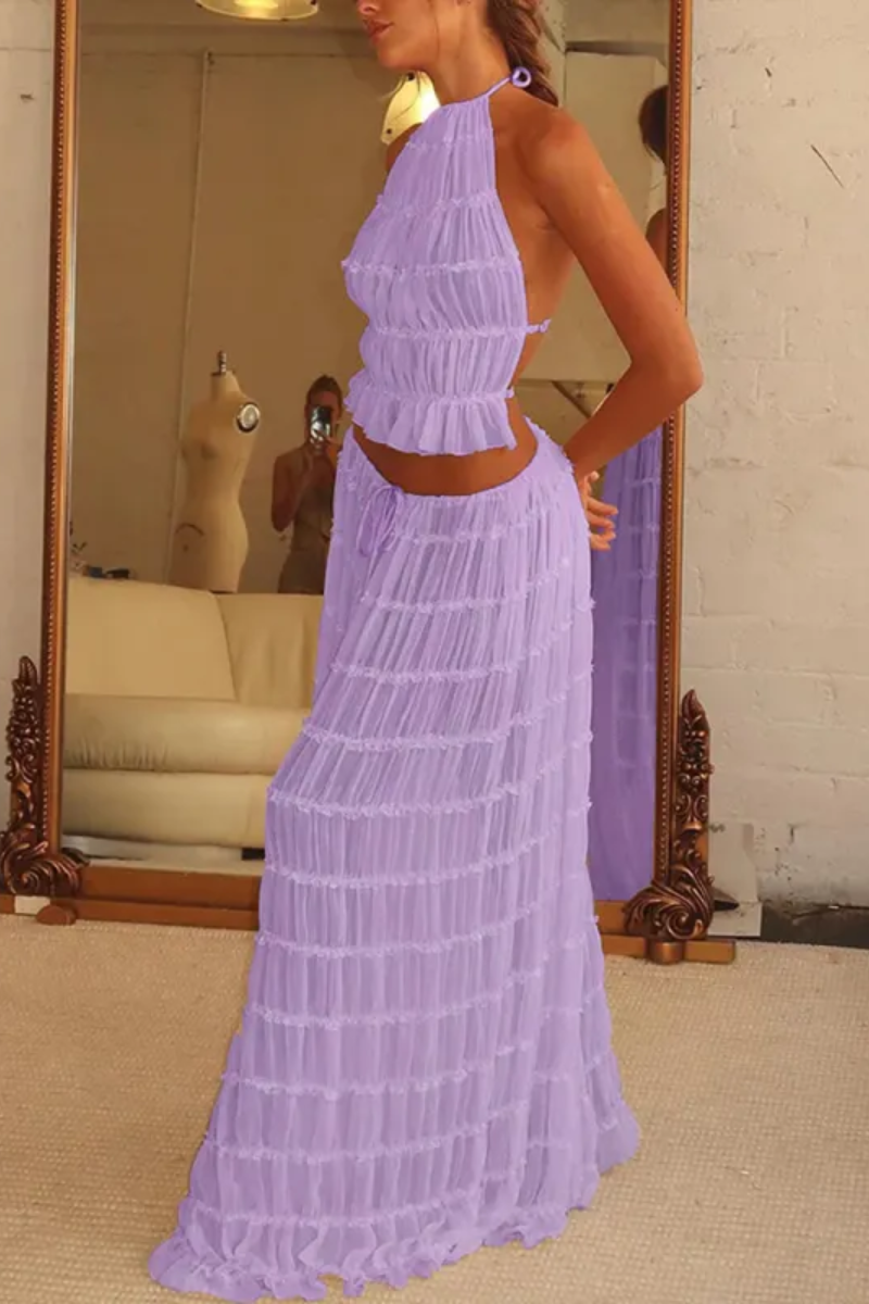 Sofia | Conjunto Halter de 2 piezas para mujer