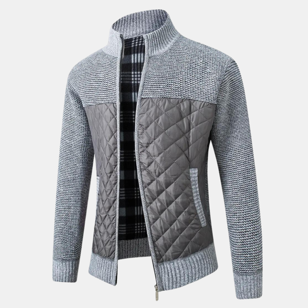 Uffe | Cárdigan con cuello alto