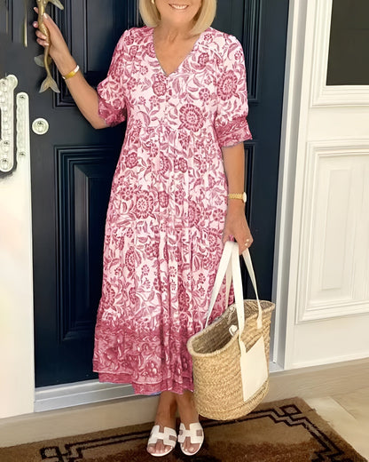 Elegante vestido floral
