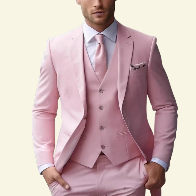 Męski Garnitur Slim Fit