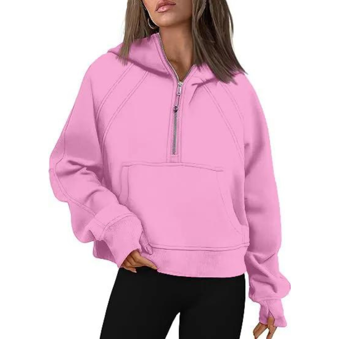 Nala™ | Jersey de mujer con media cremallera