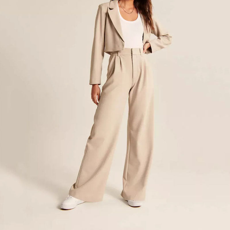 Pantalones anchos de mujer