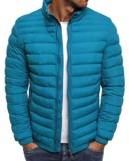 Carlos | Chaqueta lisa con cuello alto en diferentes colores