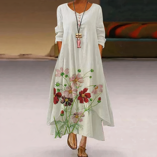 Eloria - Elegante vestido de algodón