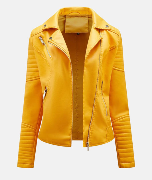 Isabelle - Chaqueta de cuero para mujer