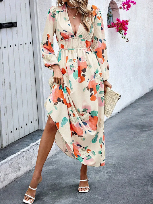 Vestido con flores