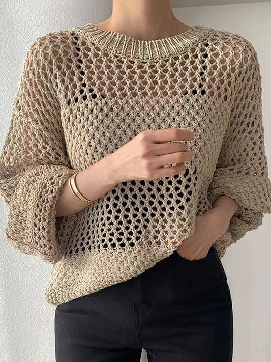 Jersey hueco de protección solar para mujer