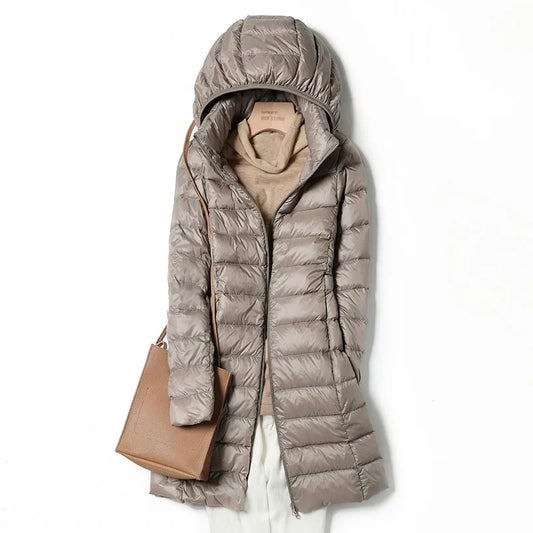 DANAR | Otoño e invierno cuello de piel Señoras cálido abajo