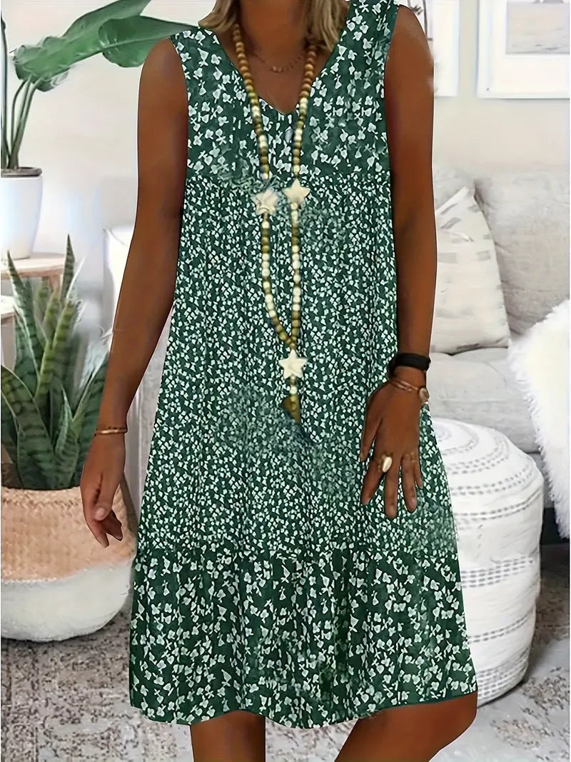 Vestido boho sin mangas