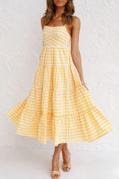 Vestidos línea A con tirantes