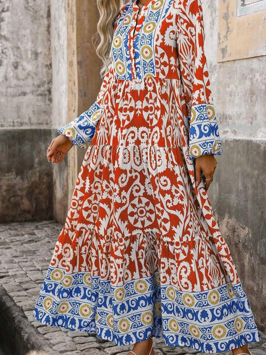 Spanish boho maxi dress
