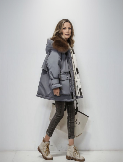 Chaqueta de piel chic para mujer | Ideal para el invierno