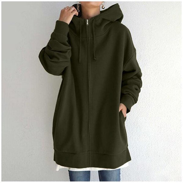 Sudadera con capucha y cremallera Alexia, Otoño/Invierno, Mujer