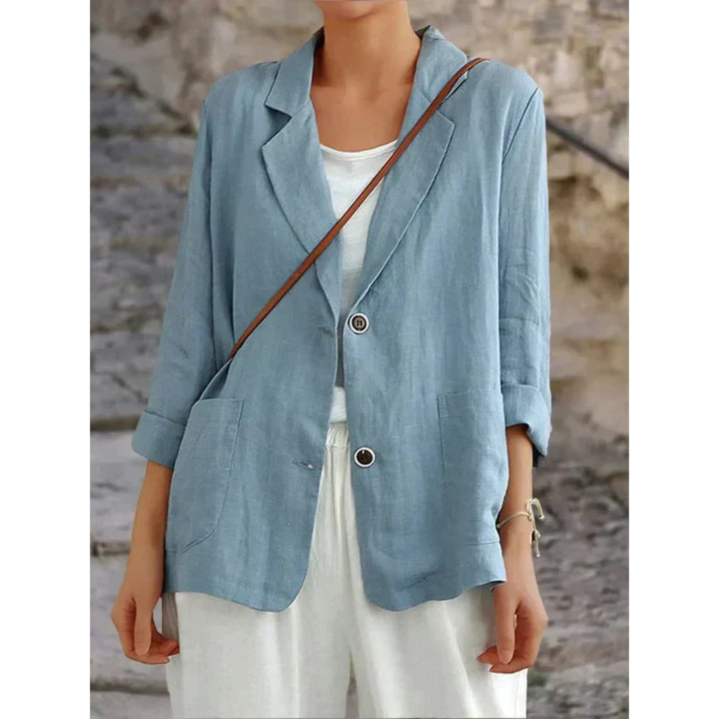 Sophie | Elegante blazer de lino