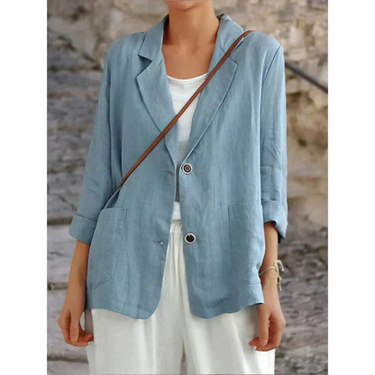 Sophie | Elegante blazer de lino