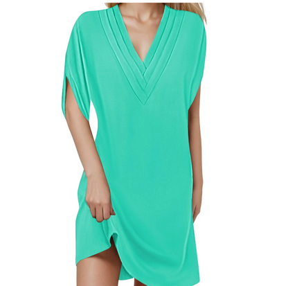 Jeanne™ | Vestido elegante con cuello en V