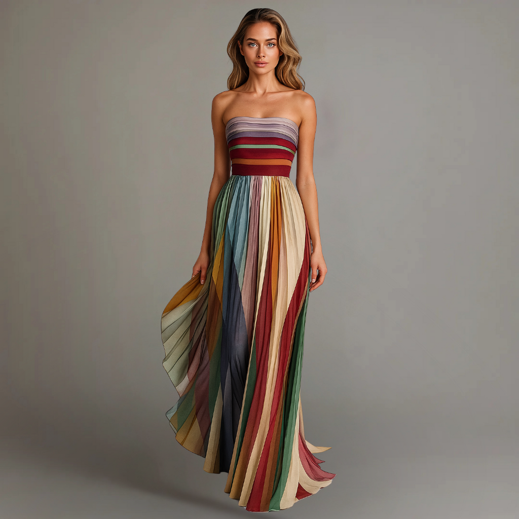 Elegancka Sukienka Maxi Damska