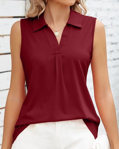 Carrie | Blusa ligera sin mangas para un look arreglado
