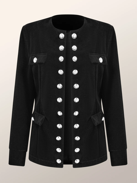 Chaqueta clásica de corte recto para el día a día