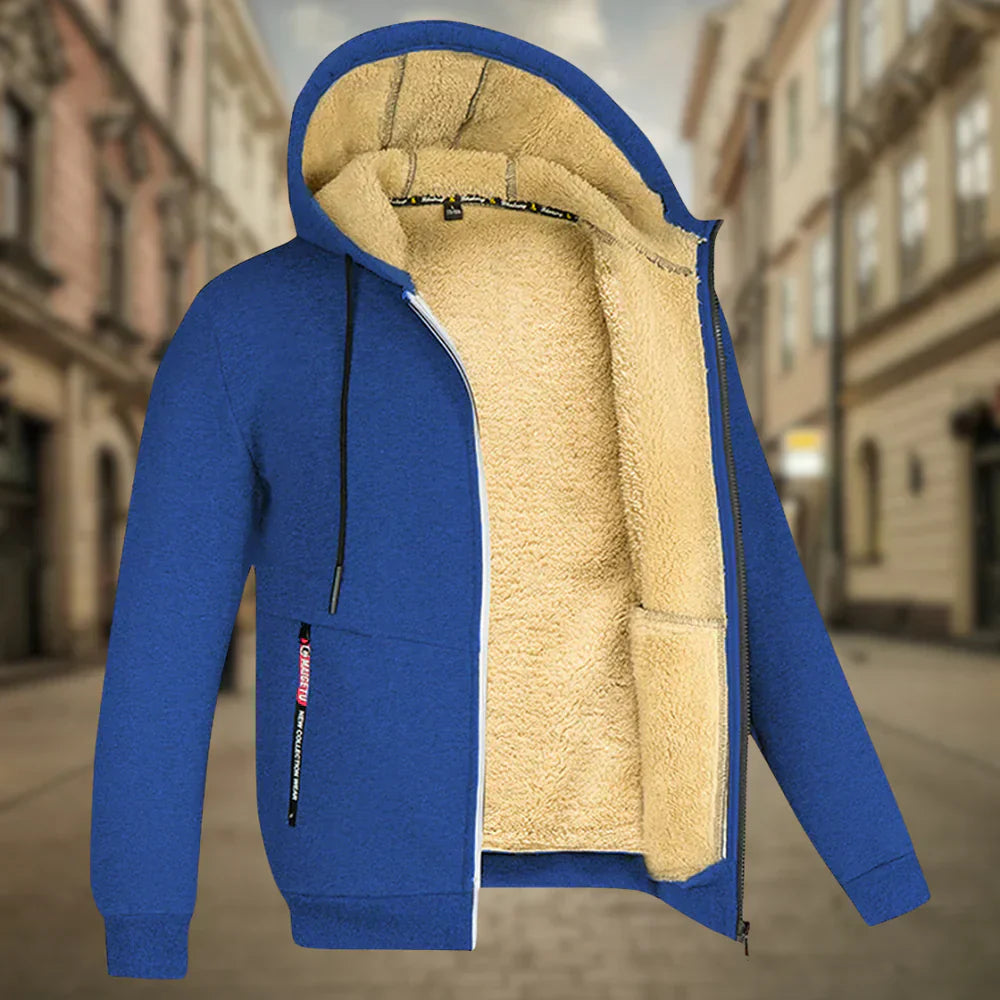 Selene™ | Sudadera con capucha de forro polar para hombre