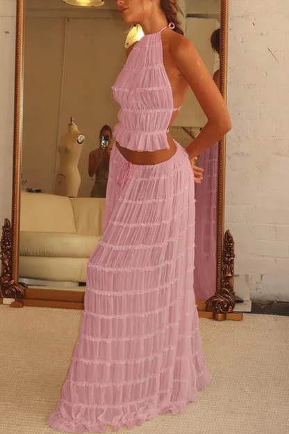 Sofia | Conjunto Halter de 2 piezas para mujer