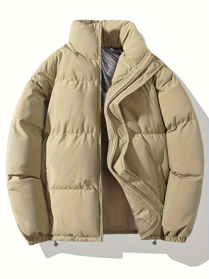 Chaqueta de invierno casual para hombre con cuello alto | Ideal para otoño/invierno