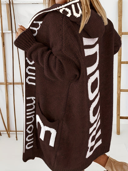 Elisa | Chaqueta con capucha y cuello estampado para mujer - Ideal para todas las temporadas