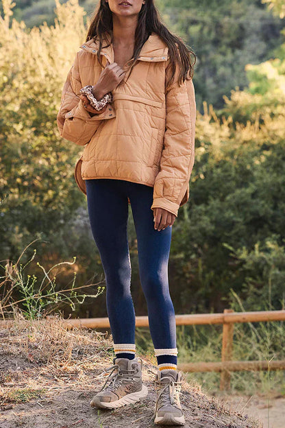 Cómodo y elegante jersey con bolsillos y capucha para uso diario