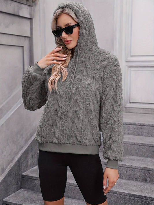 Karen - Elegante y cómoda sudadera con capucha de mujer para el invierno