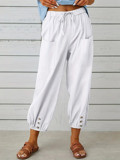 Pantalones cuadrados para señora