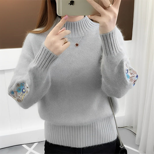 Pyra Sweater | Jersey de punto con bordado floral