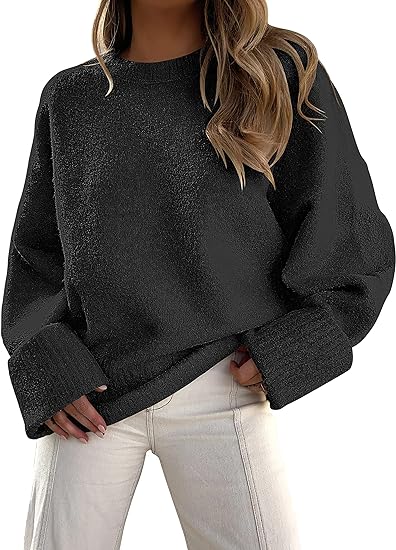 Jersey de cuello redondo y manga larga