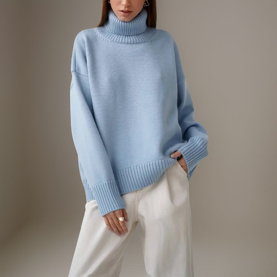 Jersey de punto con cuello vuelto Danissa