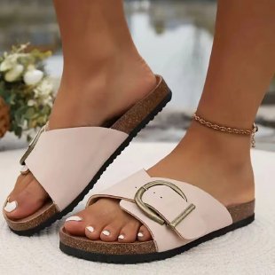 Layla® | Sandalias de mujer con hebilla grande