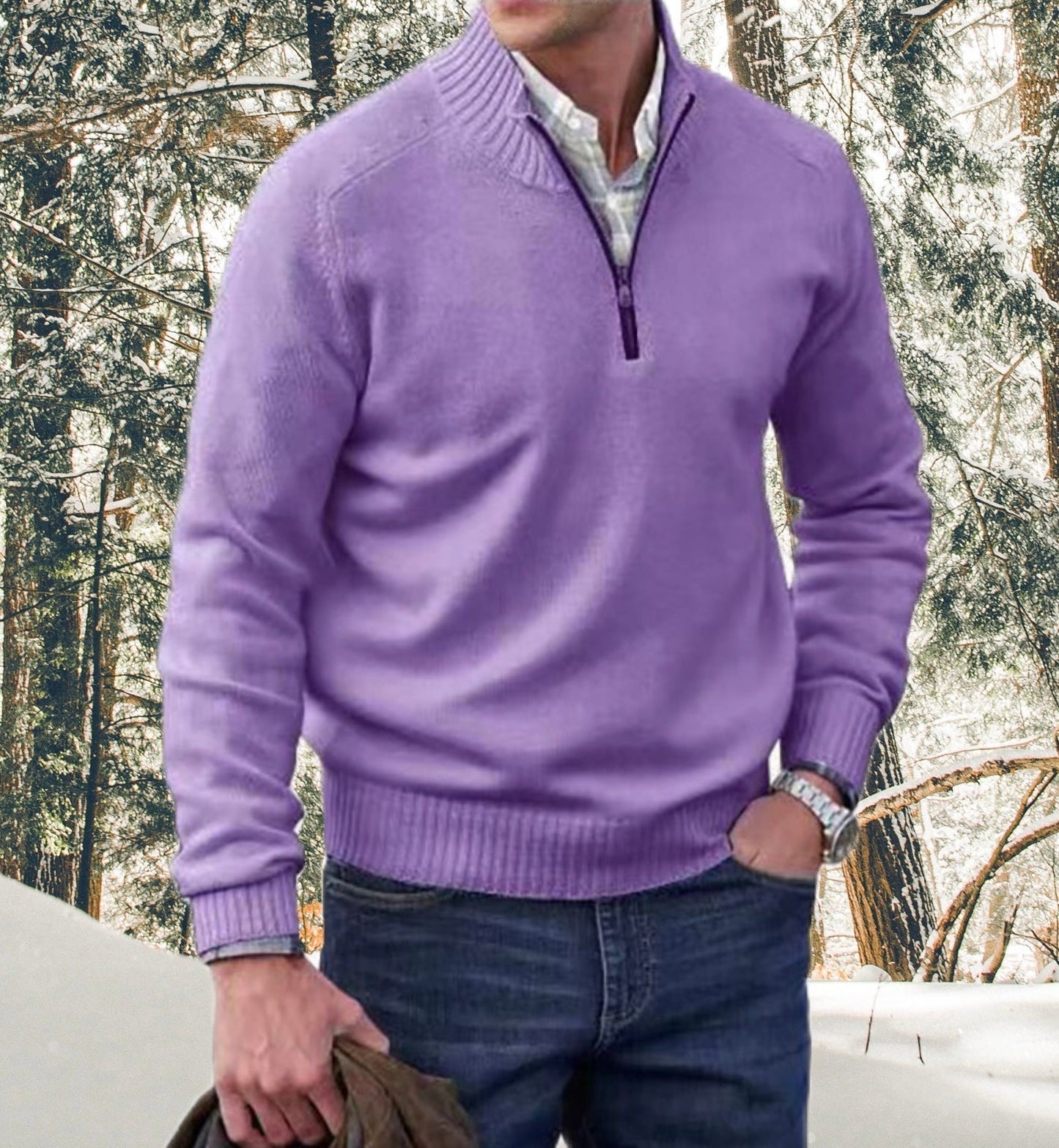 Daniels | Elegante sudadera con cremallera