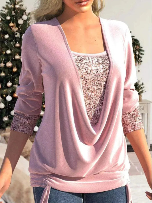 Blusa | Colección Glamour | Detalles brillantes | Perfecta para eventos formales e informales