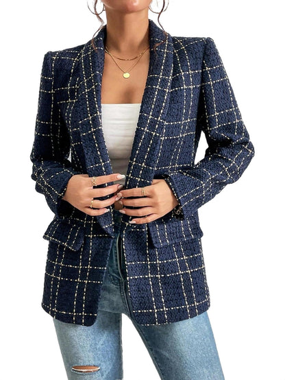 Clara - Blazer de cuadros