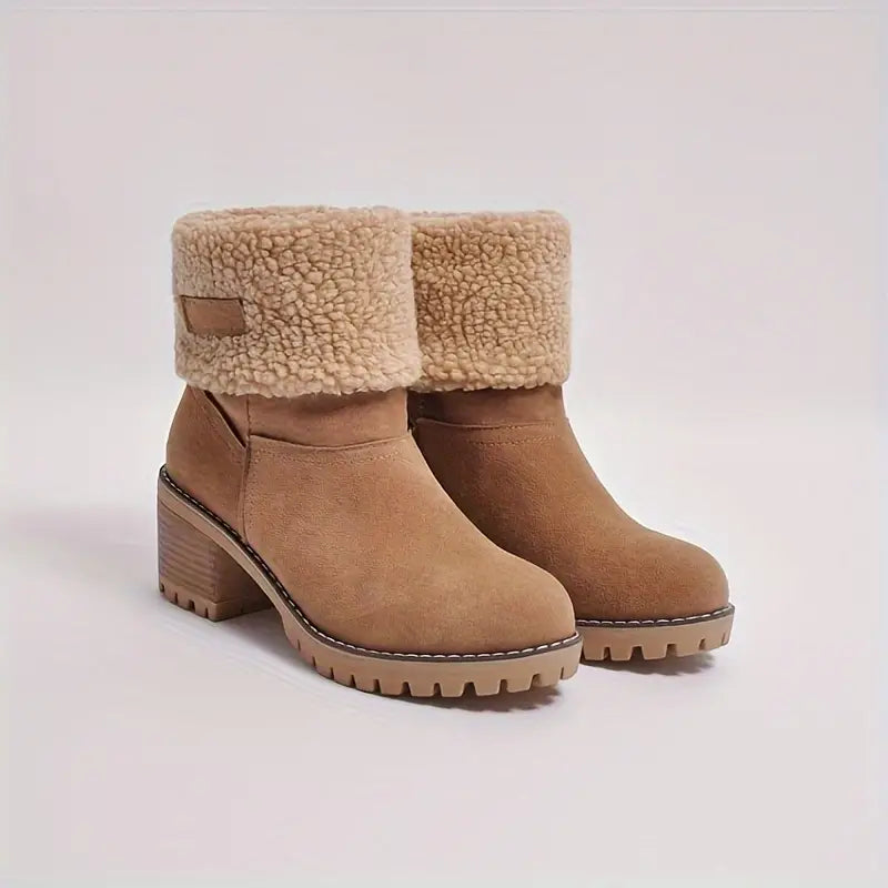 Lieke - Elegantes botas de invierno con lana