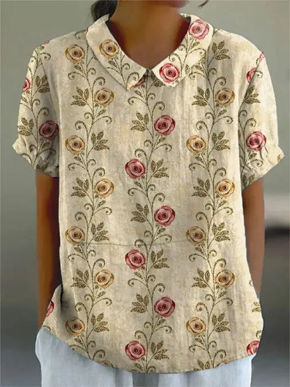 CM | Blusa de mujer con estampado floral