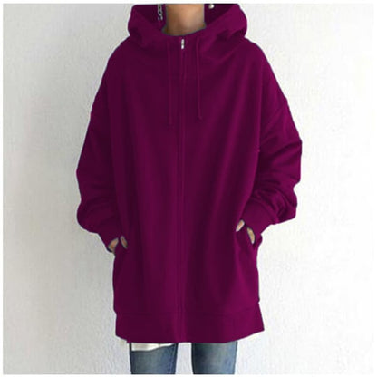 Sudadera con capucha y cremallera Alexia, Otoño/Invierno, Mujer